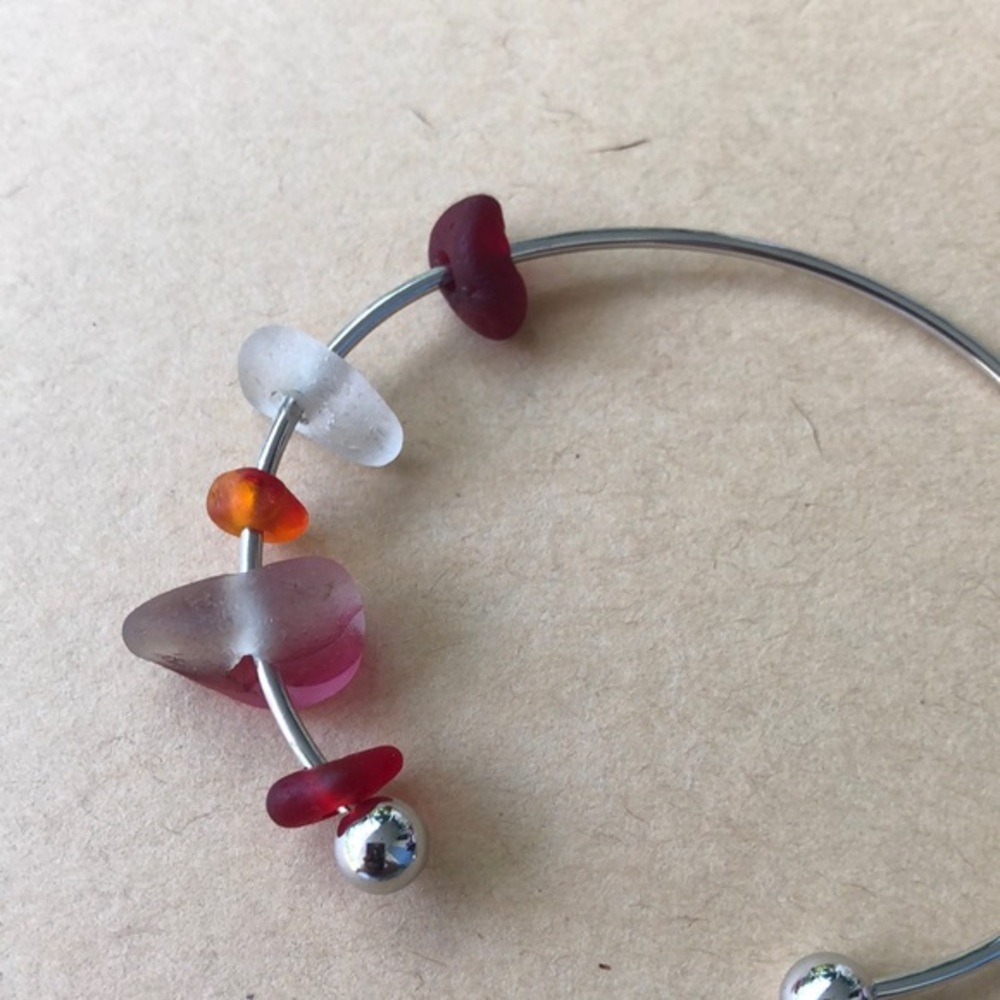 Seaglass from England cuff